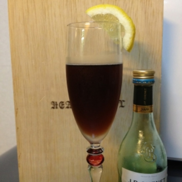 白ワイン＋コーラ＋レモン